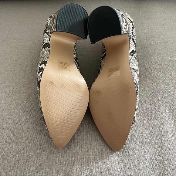 NEW Michael by Michael Shannon Griffyn Booties Tan Snake Print Women’s Size 7 - Picture 5 of 9